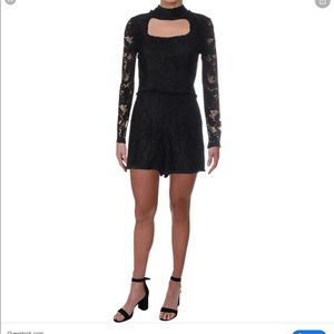 ALEXIS Lace Choker Romper Cocktail party attire